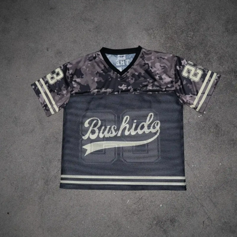 Flow State Jersey-Camo black by Bushido Nepal, front view